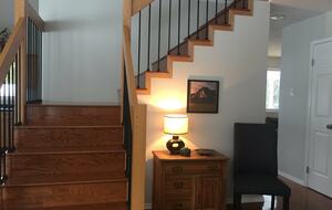 Stairs to second floor bedrooms