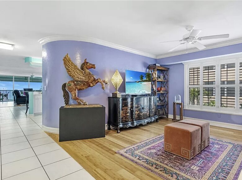 Den has queen sleeper sofa