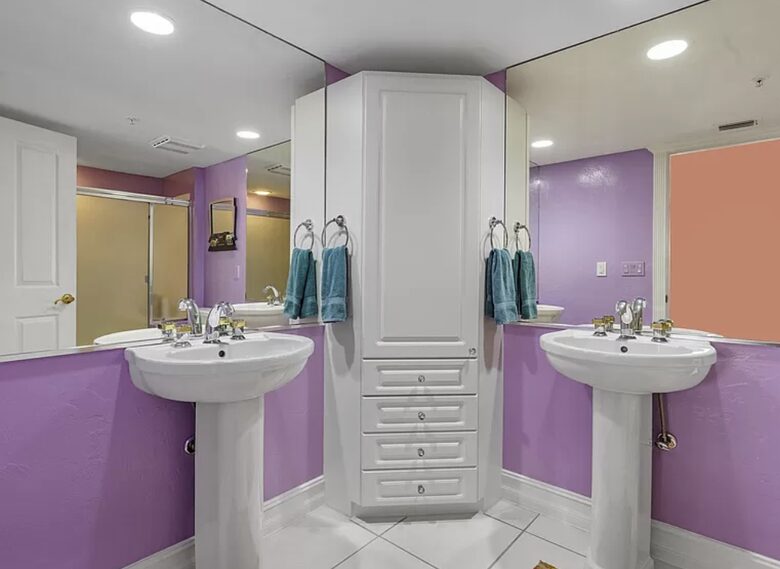 Every bedroom has a private bathroom