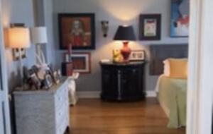 Máster bedroom full retirement age view of gulf