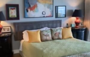 Master bedroom is very spacious with ocean views