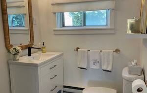 Newly renovated cottage bathroom