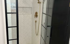 New cottage shower