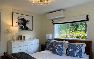 Cottage second bedroom with queen bed