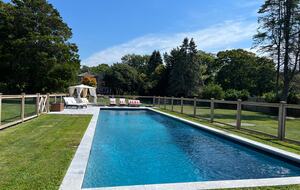 Heated fresh water 65 foot long lap pool