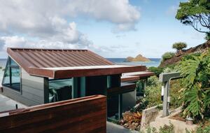 Front entrance to the house