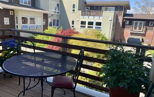 nice spot to have morning coffee or a glass of wine