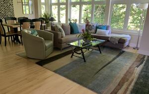 comfortable living room seating area