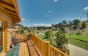 Master Bedroom deck with summer views