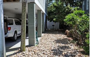 Landscaped Side of the House