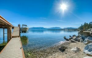 Lakefront Gem with a Private Beach and Shared Pier - South Lake Tahoe, California