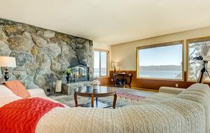 Lakefront Gem with a Private Beach and Shared Pier - South Lake Tahoe, California