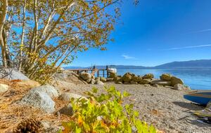 Lakefront Gem with a Private Beach and Shared Pier - South Lake Tahoe, California