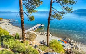 Lakefront Gem with a Private Beach and Shared Pier - South Lake Tahoe, California