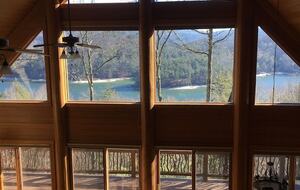 Luxury Log Home Overlooking Lake Glenville - Cullowhee, North Carolina