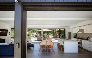 Main house, kitchen and living area.