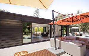 Large deck of the main house. Perfect for entertaining