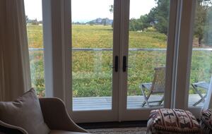 A view of Mount St. Helena from the deck off of the study.