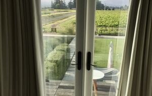 A view from the principal bedroom deck looking south.