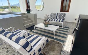 Upstairs Veranda with swimming pool