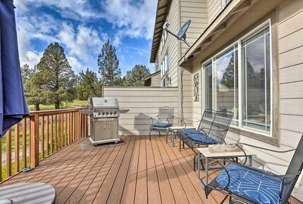 furnished deck with gas grill