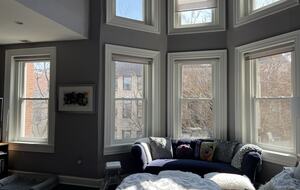 Bay window in primary suite