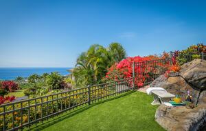 Yoga/private ocean view area