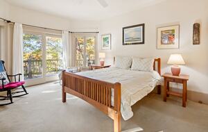 Bedroom #3 with access to lower deck