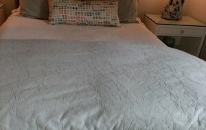 Queen bedroom in guest house