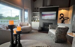 Living room of main house