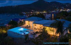 Tropical Panorama Cruz Bay Retreat | Unbeatable location in private/ compound | Walk to Town - Estate Enighed, Virgin Islands, U.S.
