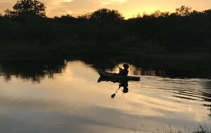 kayaking on one of the tanks (when they are full)