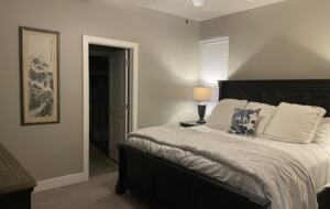 "Bamboo Zen" King Bedroom, Ensuite, Basement