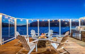 The Point | Lakefront Retreat with private beach and deep water dock - Big Bear Lake, California