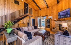 The Point | Lakefront Retreat with private beach and deep water dock - Big Bear Lake, California