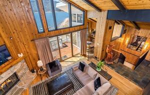 The Point | Lakefront Retreat with private beach and deep water dock - Big Bear Lake, California