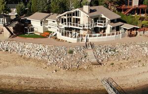 The Point | Lakefront Retreat with private beach and deep water dock - Big Bear Lake, California