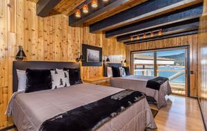 The Point | Lakefront Retreat with private beach and deep water dock - Big Bear Lake, California