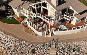 The Point | Lakefront Retreat with private beach and deep water dock - Big Bear Lake, California