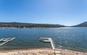 The Point | Lakefront Retreat with private beach and deep water dock - Big Bear Lake, California