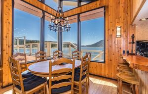 The Point | Lakefront Retreat with private beach and deep water dock - Big Bear Lake, California