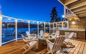 The Point | Lakefront Retreat with private beach and deep water dock - Big Bear Lake, California