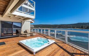 The Point | Lakefront Retreat with private beach and deep water dock - Big Bear Lake, California