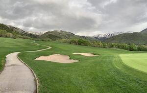 Wasatch mountain golf course 1 mile away