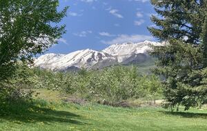Late spring mount Timpanogos