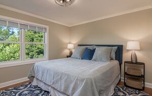 Downstairs king that has same view as master