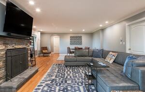 Large downstairs den