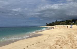 Ke Iki Beach just feet away from home