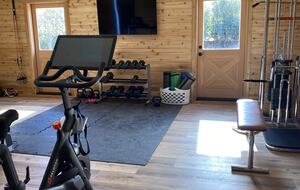 Gym in the barn