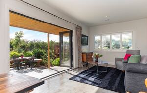 Open up the French doors and enjoy birdsong and a view of the garden